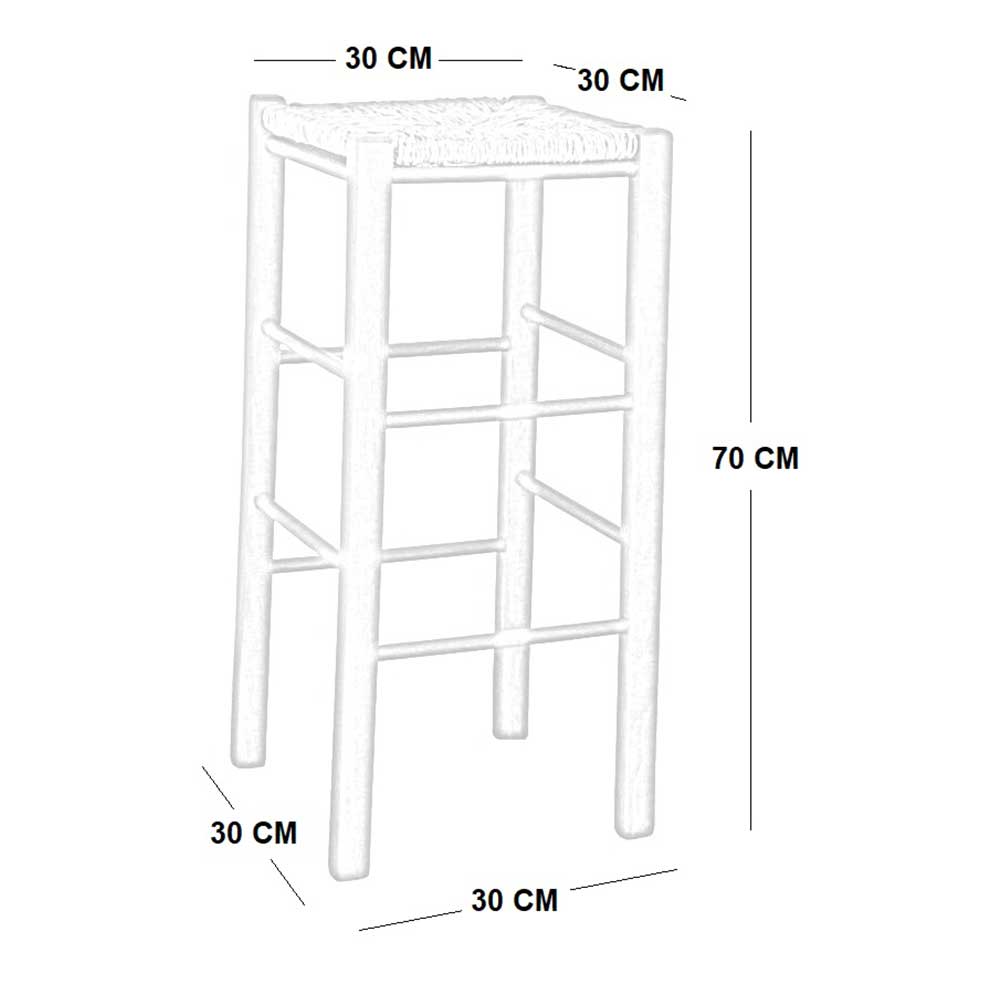 KungFuWood Sgabello Legno, Sgabello Cucina Design Quadrato, Sgabelli Cucina  Robuste e Facili da Assemblare, Design Impilabile, Adatte a Soggiorni