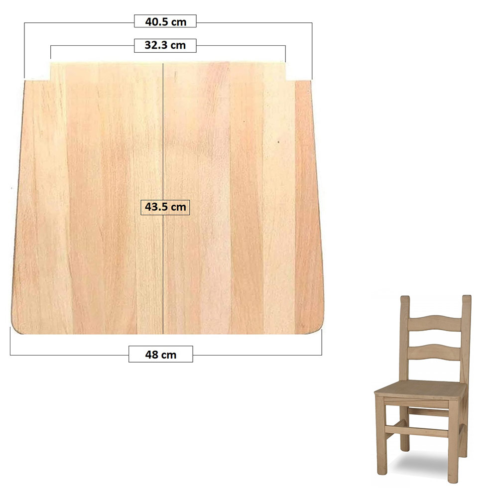 seduta legno per sedia risticona grezzo da verniciare | Ok Affare Fatto