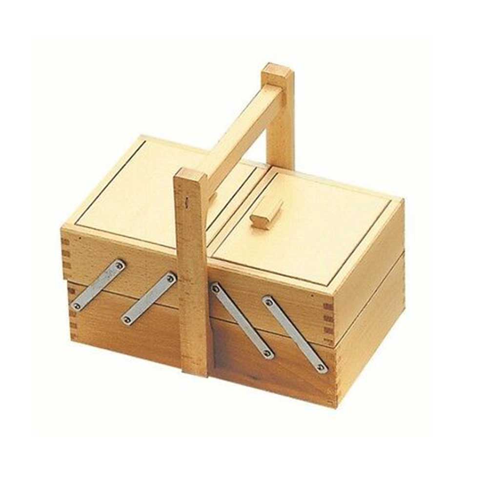 scatola da cucito in legno