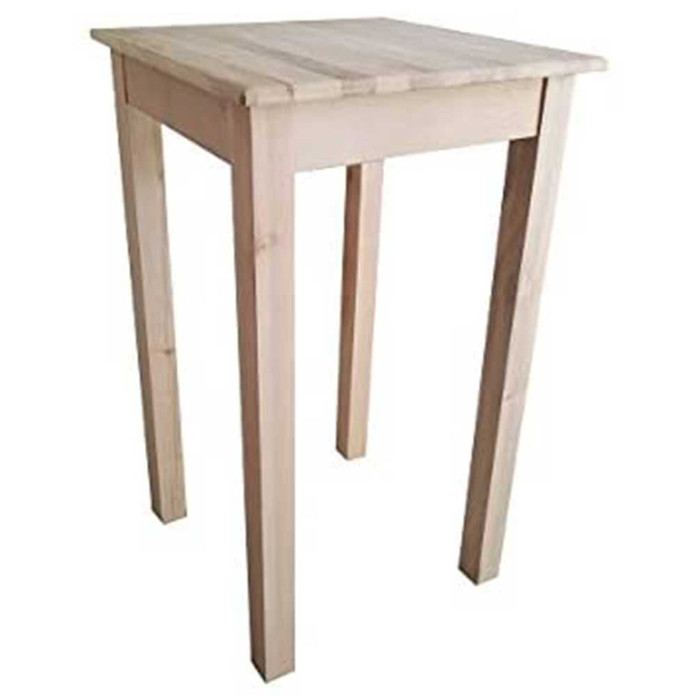 Tavolo alto in legno massiccio con piano in legno grezzo | Ok Affare Fatto